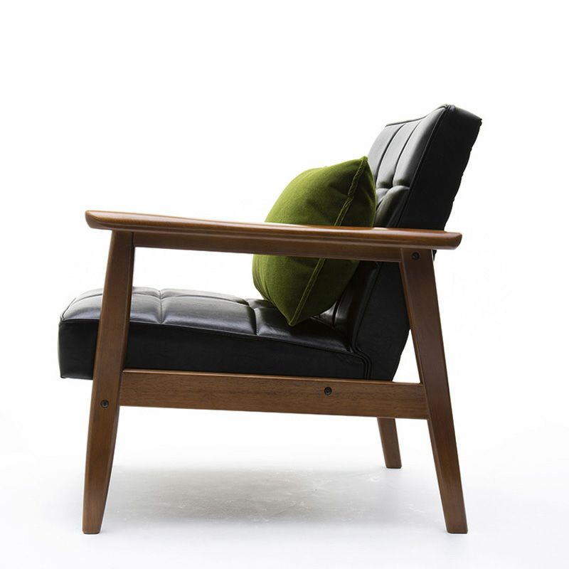 カリモク60+ ハーフクッションモケットブラック