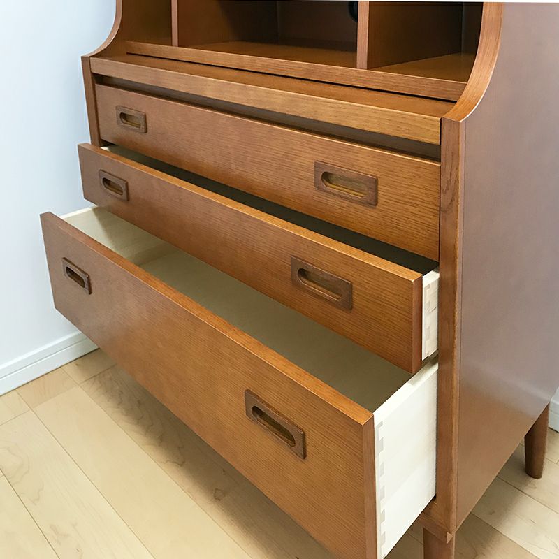 カリモク60+ ライティングチェスト(ヴィンテージチーク色塗装)