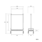 GARMENT RACK＆Basket Shelf