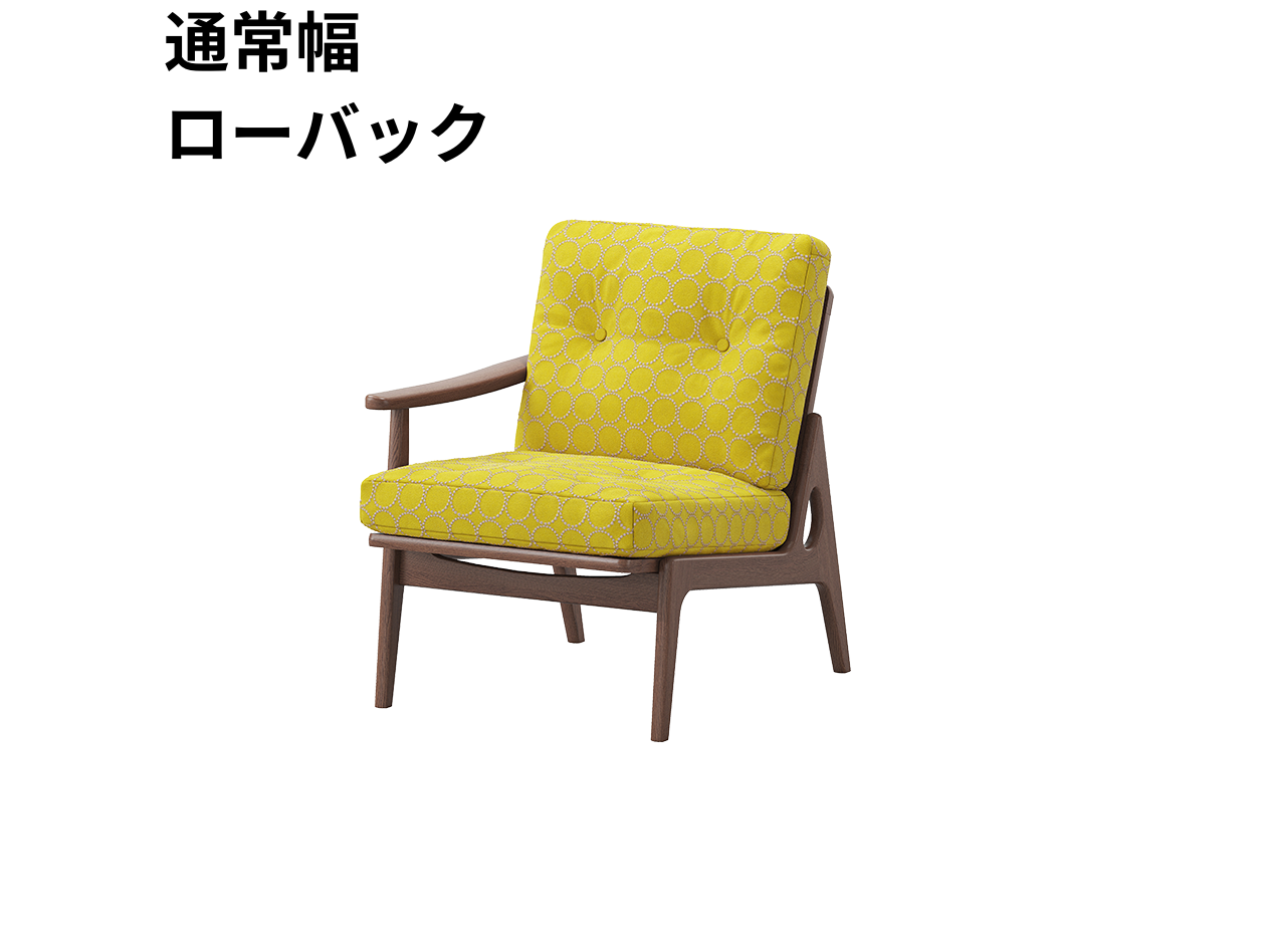 『マルニ60期間限定企画』ミナペルホネン／タンバリン＆ライトベリー全色から生地セレクト！マルニ60フレームチェア／ウォールナット材／ウレタン仕上／1シーター 右肘