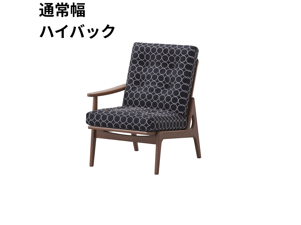 『マルニ60期間限定企画』ミナペルホネン／タンバリン＆ライトベリー全色から生地セレクト！マルニ60フレームチェア／ウォールナット材／ウレタン仕上／1シーター 右肘