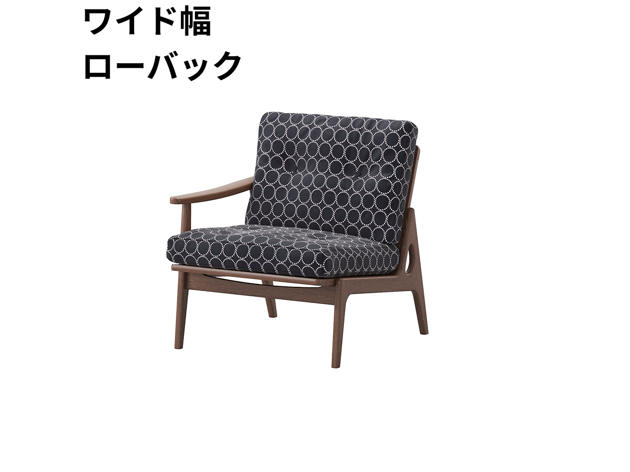 『マルニ60期間限定企画』ミナペルホネン／タンバリン＆ライトベリー全色から生地セレクト！マルニ60フレームチェア／ウォールナット材／ウレタン仕上／1シーター 右肘