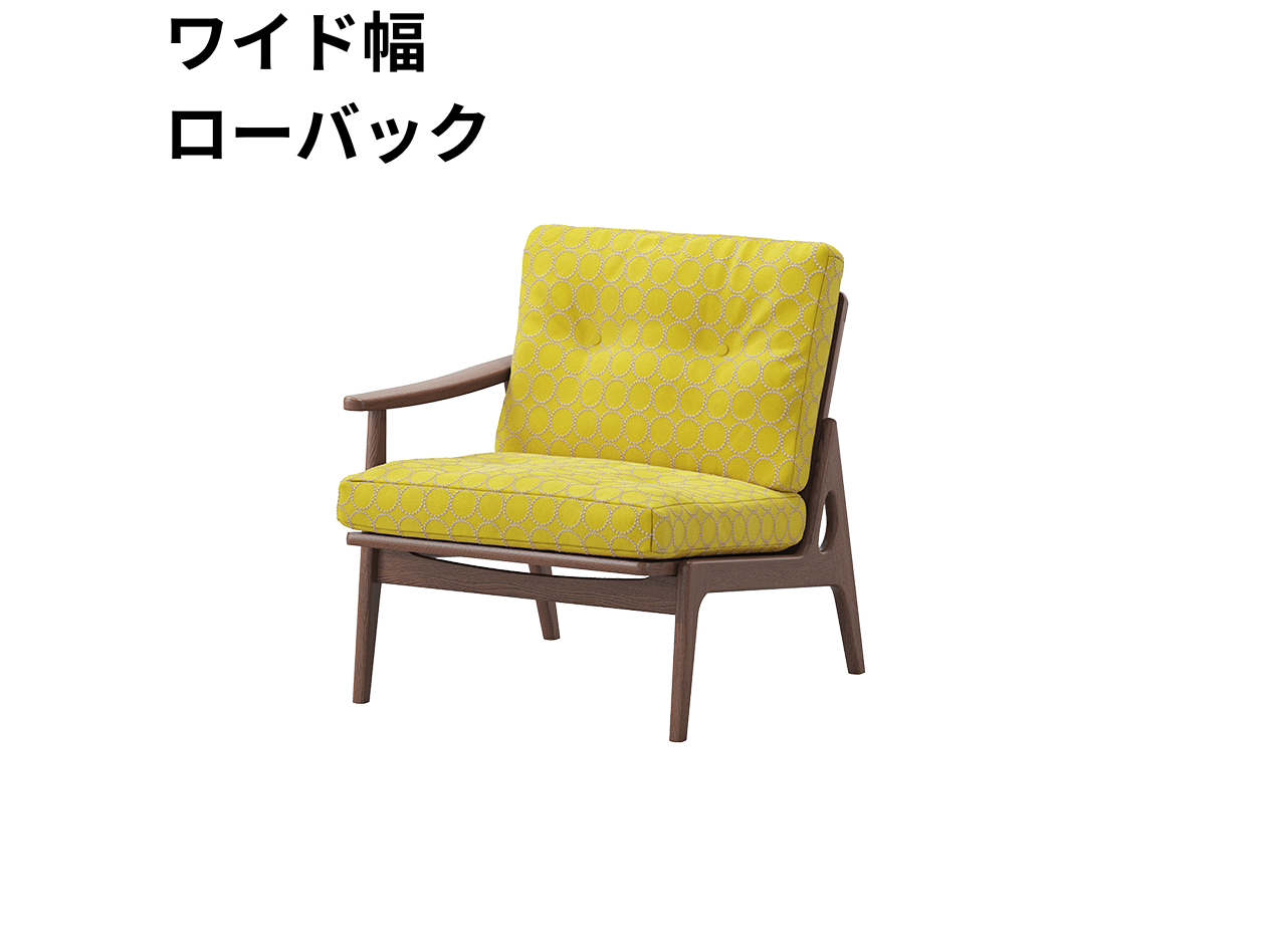 『マルニ60期間限定企画』ミナペルホネン／タンバリン＆ライトベリー全色から生地セレクト！マルニ60フレームチェア／ウォールナット材／ウレタン仕上／1シーター 右肘