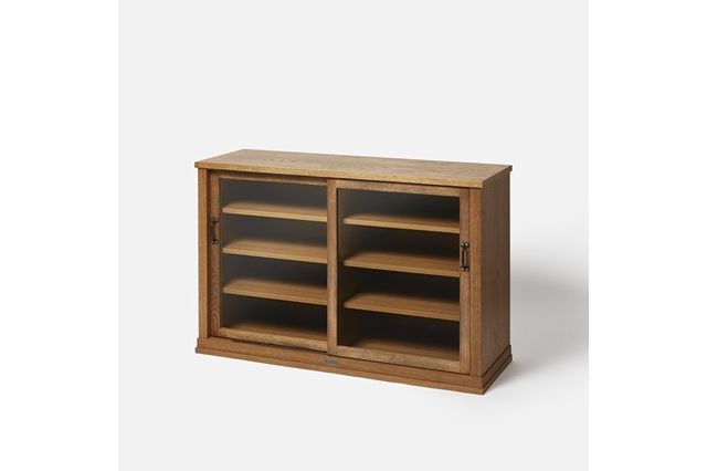 JOURNAL STANDARD FURNITURE（ジャーナルスタンダードファニチャー ）エルバーソン ガラス キャビネット（Lサイズ）