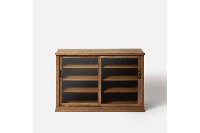 JOURNAL STANDARD FURNITURE（ジャーナルスタンダードファニチャー ）エルバーソン ガラス キャビネット（Lサイズ）