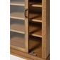 JOURNAL STANDARD FURNITURE（ジャーナルスタンダードファニチャー ）エルバーソン ガラス キャビネット（Lサイズ）