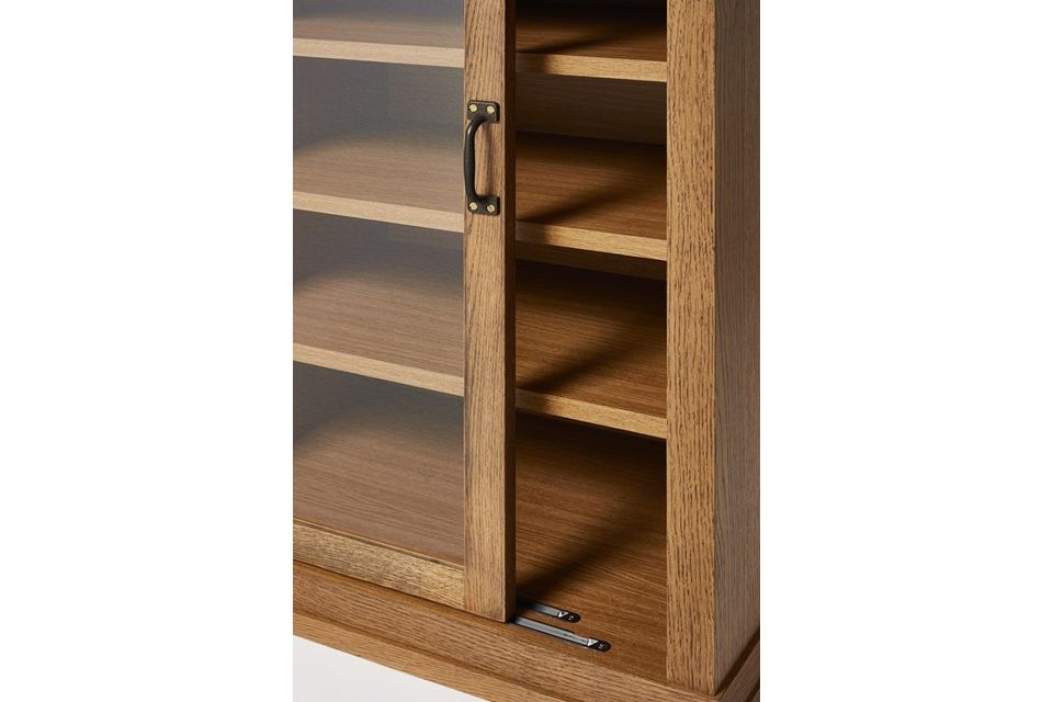 JOURNAL STANDARD FURNITURE（ジャーナルスタンダードファニチャー ）エルバーソン ガラス キャビネット（Lサイズ）