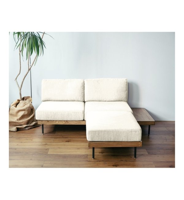 JOURNAL STANDARD FURNITURE（ジャーナルスタンダードファニチャー ） リル オットマン ホワイト