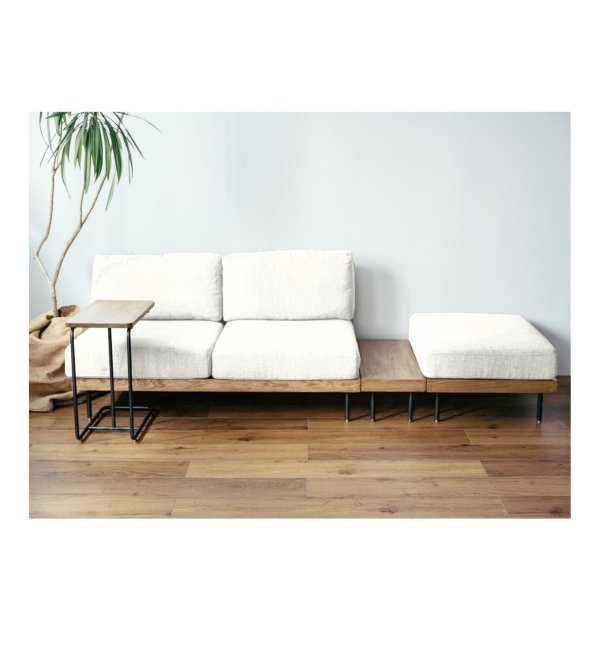JOURNAL STANDARD FURNITURE（ジャーナルスタンダードファニチャー ） リル オットマン ホワイト
