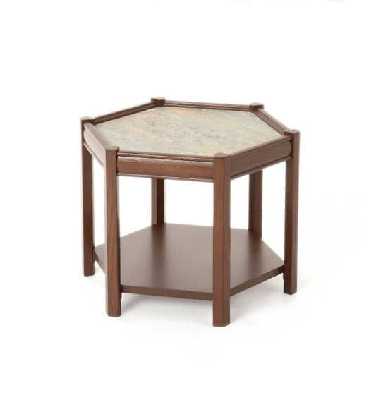 ACME Furniture（アクメファニチャー）ブルックス ヘキサゴン テーブル グレー