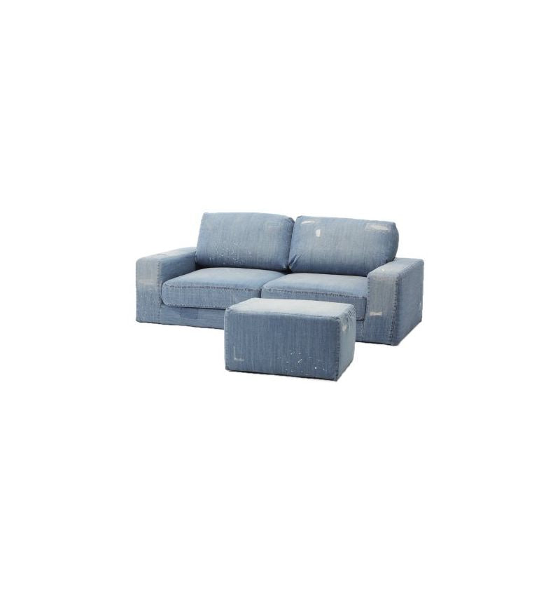 JOURNAL STANDARD FURNITURE（ジャーナルスタンダードファニチャー ）オースティン オットマン ／ベーシック デニム