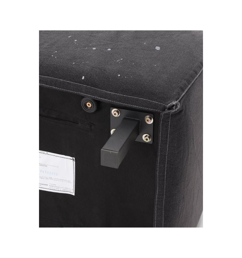 JOURNAL STANDARD FURNITURE（ジャーナルスタンダードファニチャー ）オースティン オットマン ／ブラック ダメージ デニム