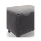 JOURNAL STANDARD FURNITURE（ジャーナルスタンダードファニチャー ）オースティン オットマン ／ブラック ダメージ デニム