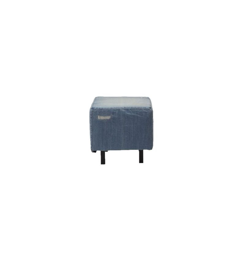 JOURNAL STANDARD FURNITURE（ジャーナルスタンダードファニチャー ）オースティン オットマン ／ ダメージ デニム