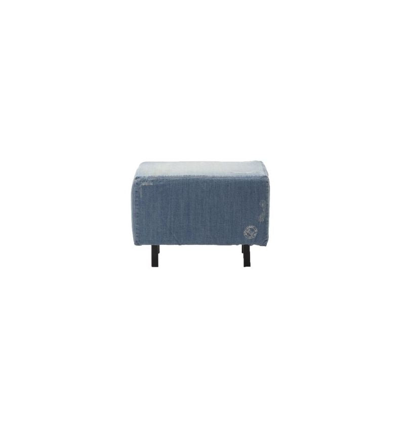 JOURNAL STANDARD FURNITURE（ジャーナルスタンダードファニチャー ）オースティン オットマン ／ ダメージ デニム