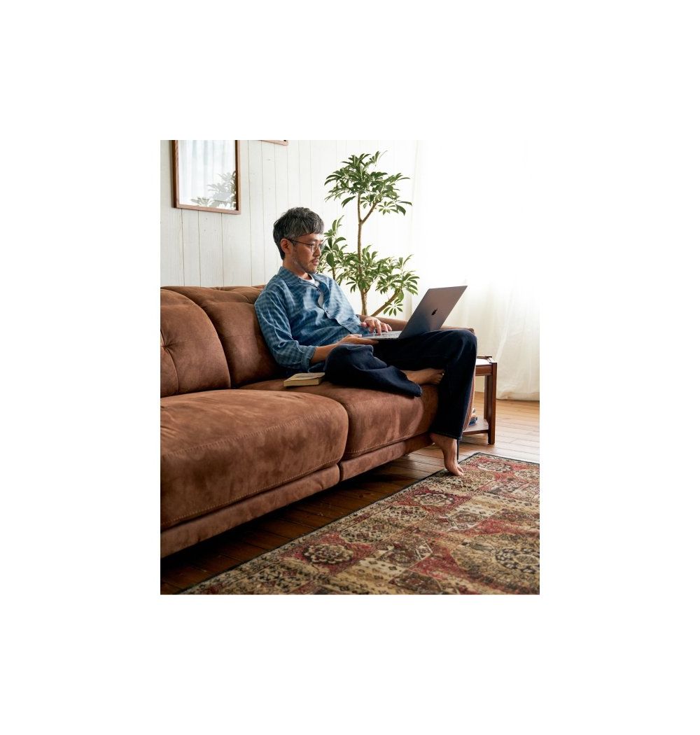 JOURNAL STANDARD FURNITURE（ジャーナルスタンダードファニチャー ）シェフィールド リクライニング ソファー ブラウン