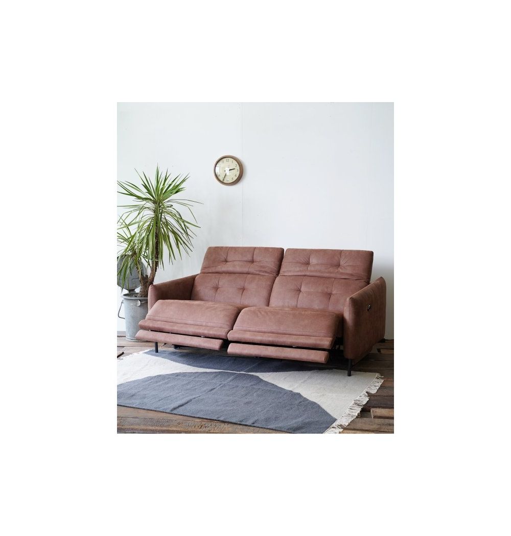 JOURNAL STANDARD FURNITURE（ジャーナルスタンダードファニチャー ）シェフィールド リクライニング ソファー ブラウン