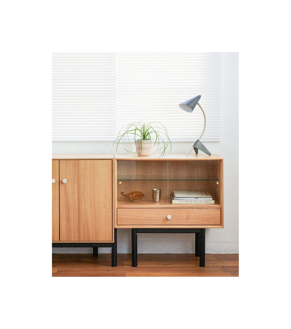 JOURNAL STANDARD FURNITURE（ジャーナルスタンダードファニチャー ）ポルト ポルト スタッキング ガラス シェルフ