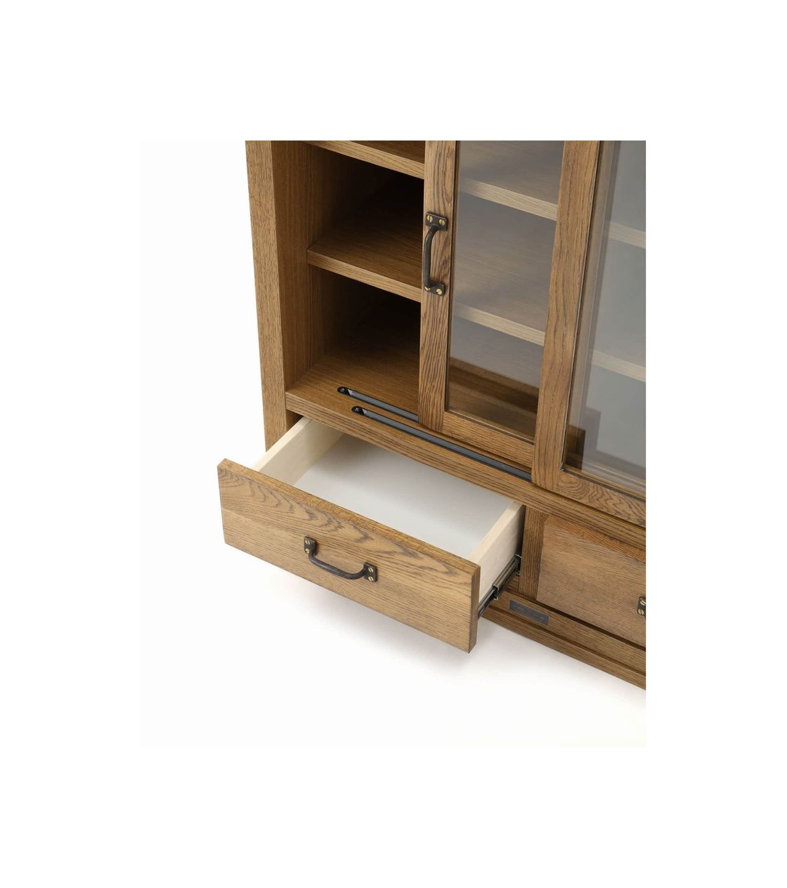 JOURNAL STANDARD FURNITURE（ジャーナルスタンダードファニチャー ）エルバーソン ガラスキャビネット エス ドロワータイプ