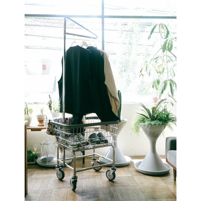 パシフィックファニチャーサービスLAUNDRY CART DOUBLE POLE PACIFIC FURNITURE SERVICE LAUNDRY CART DOUBLE POLE / パシフィック