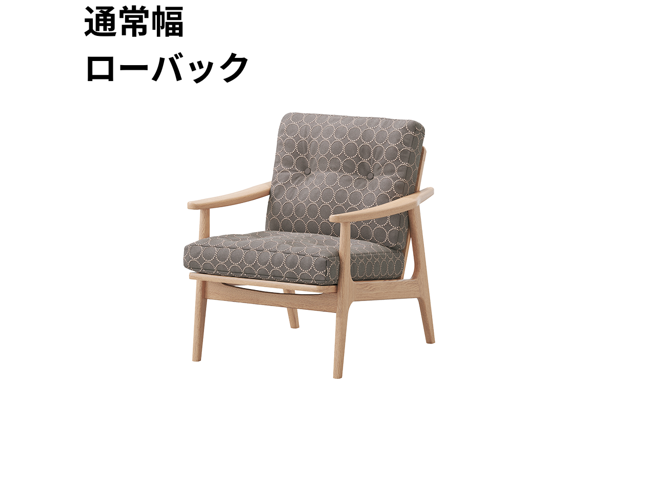 『マルニ60期間限定企画』ミナペルホネン／タンバリン＆ライトベリー全色から生地セレクト！マルニ60フレームチェア／オーク材／オイル仕上／1シーター 両肘