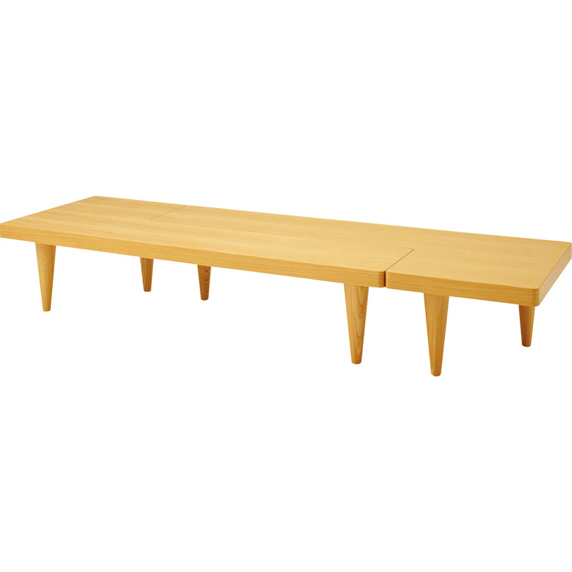 天童木工 テーブル 甲板 : ケヤキ柾目(ナチュラル) 脚 : ケヤキ(ナチュラル) (T-6823KY-NT)