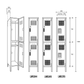 LYON 2-TIER LOCKER - LOUVER