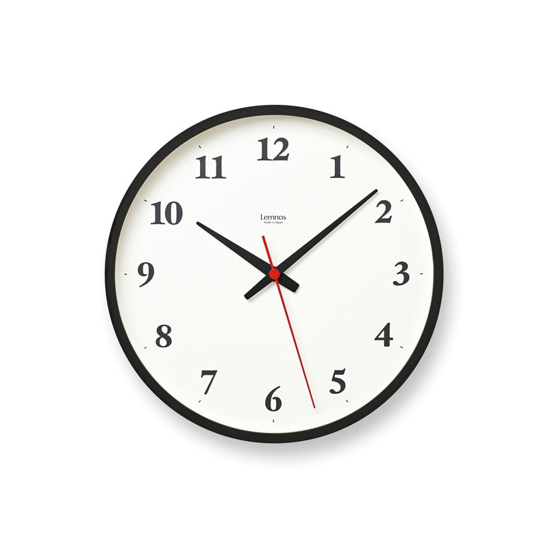 Lemnos（レムノス）Plywood clock［アノニマスデザイン］［電波時計］