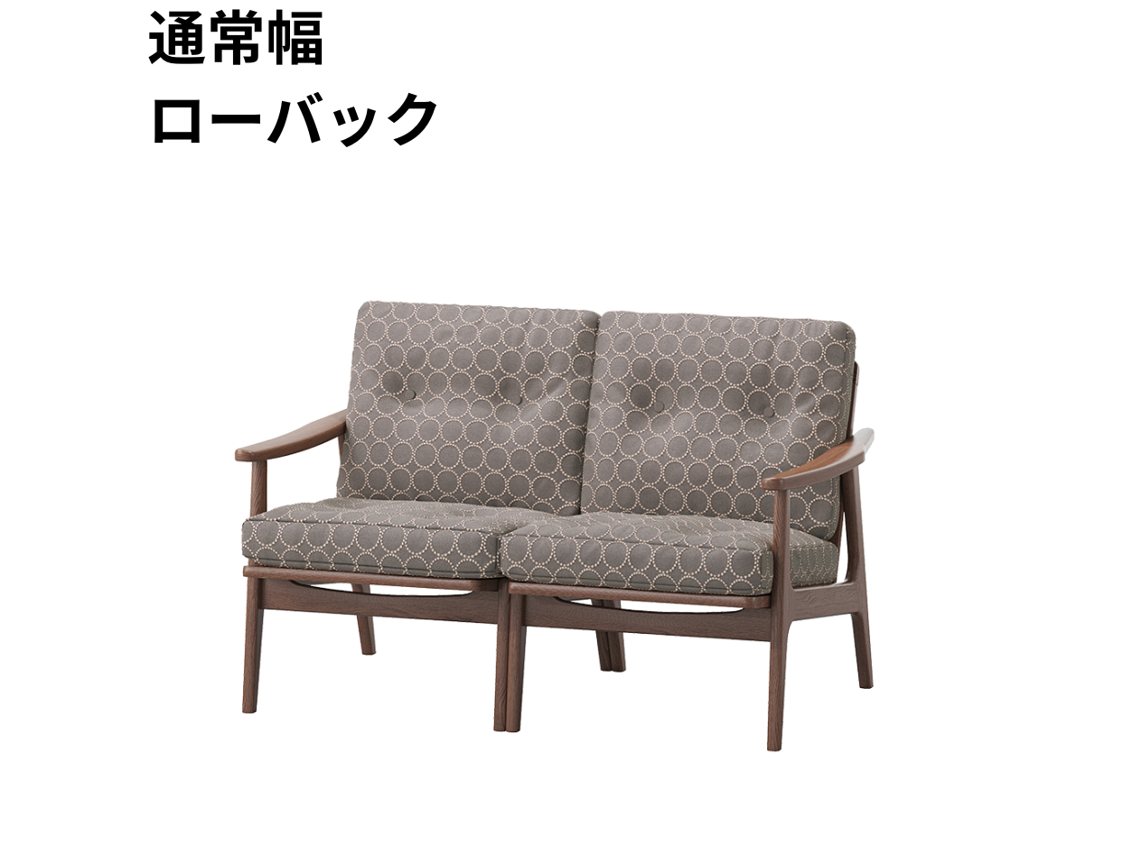 『マルニ60期間限定企画』ミナペルホネン／タンバリン＆ライトベリー全色から生地セレクト！マルニ60フレームチェア／ウォールナット材／ウレタン仕上／2シーター 両肘