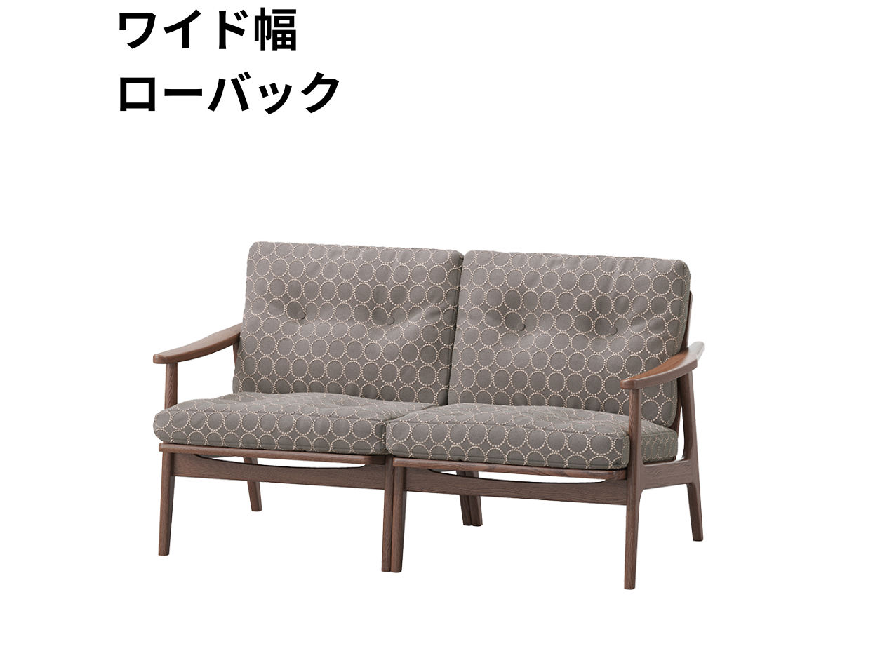 『マルニ60期間限定企画』ミナペルホネン／タンバリン＆ライトベリー全色から生地セレクト！マルニ60フレームチェア／ウォールナット材／ウレタン仕上／2シーター 両肘