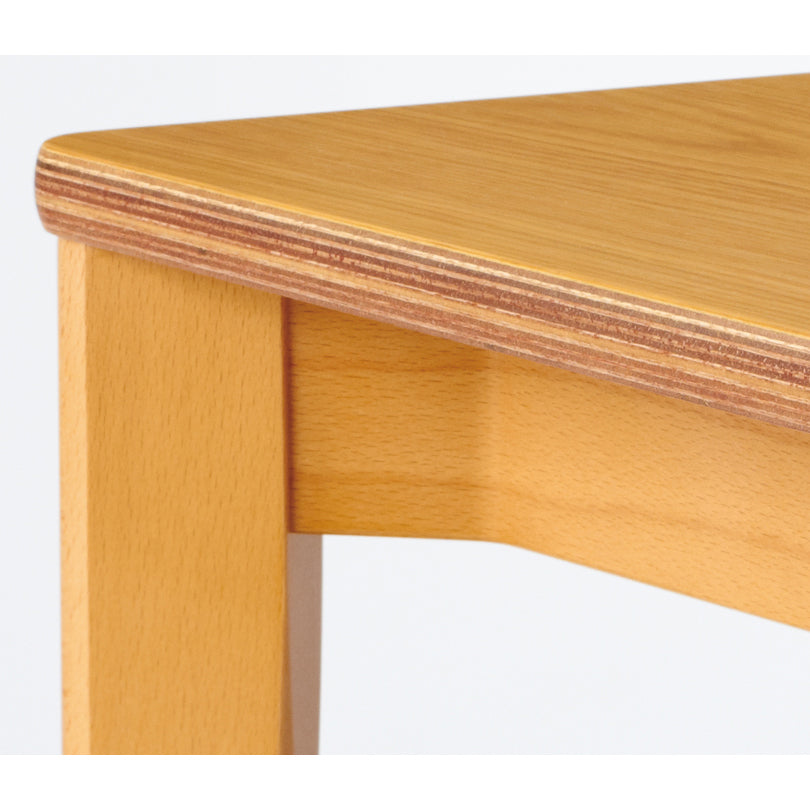 天童木工 テーブル 甲板 : ナラ板目(ナチュラル) 脚 : ホワイトビーチ(ナチュラル) (T-2720NA-NT)