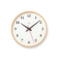 Lemnos（レムノス）Plywood clock［アノニマスデザイン］［電波時計］