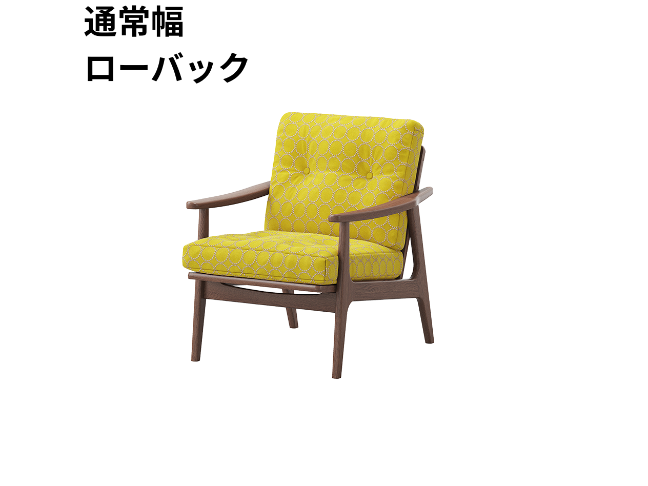 『マルニ60期間限定企画』ミナペルホネン／タンバリン＆ライトベリー全色から生地セレクト！マルニ60フレームチェア／ウォールナット材／ウレタン仕上／1シーター 両肘