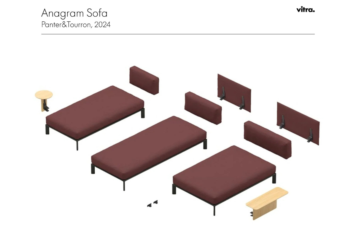 (コピー)Vitra(ヴィトラ) Anagram Sofa（アナグラムソファ）パーツ別購入ページ