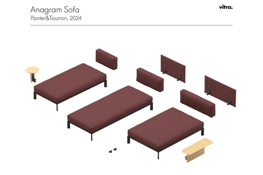 (コピー)Vitra(ヴィトラ) Anagram Sofa（アナグラムソファ）パーツ別購入ページ