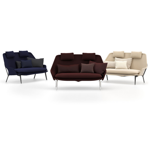 Vitra(ヴィトラ) スローソファ(ファブリック) バックレストクッション3個付き