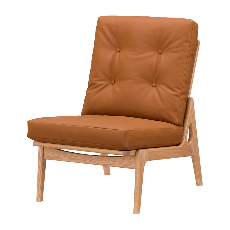 マルニ60 フレームチェア ハイバック1シーター・肘無（オーク／ハイバック／通常幅）