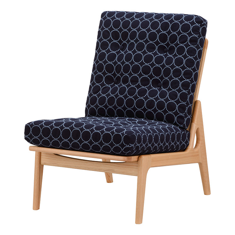 マルニ60 フレームチェア ハイバック1シーター・肘無（オーク／ハイバック／通常幅）