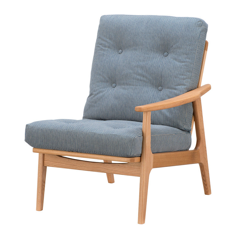 マルニ60 フレームチェア ハイバック1シーター・左肘（オーク／ハイバック／通常幅）