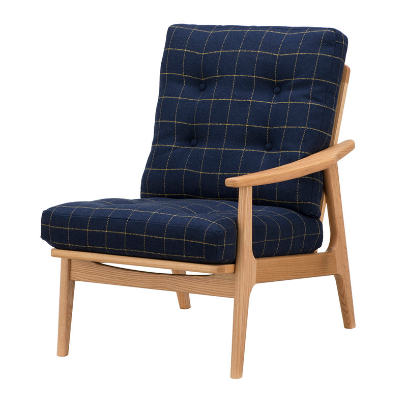 マルニ60 フレームチェア ハイバック1シーター・左肘（オーク／ハイバック／通常幅）