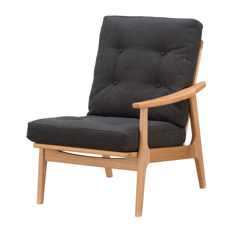 マルニ60 フレームチェア ハイバック1シーター・左肘（オーク／ハイバック／通常幅）