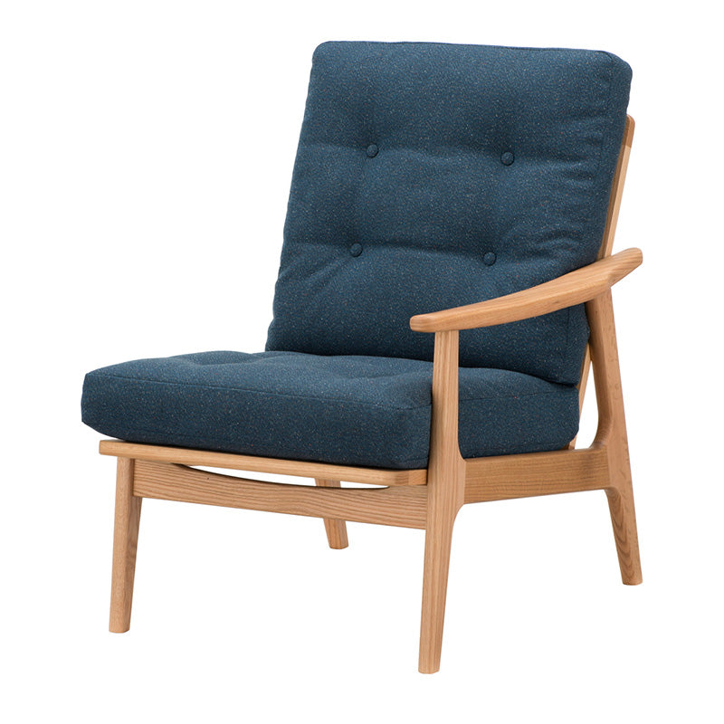 マルニ60 フレームチェア ハイバック1シーター・左肘（オーク／ハイバック／通常幅）