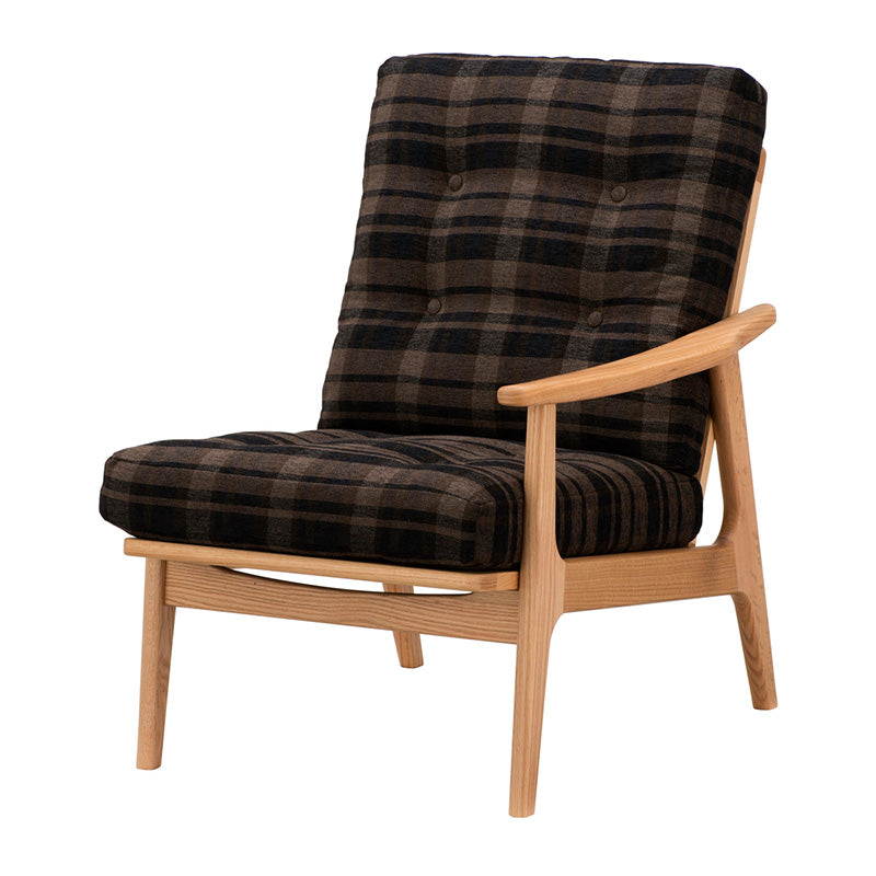 マルニ60 フレームチェア ハイバック1シーター・左肘（オーク／ハイバック／通常幅）