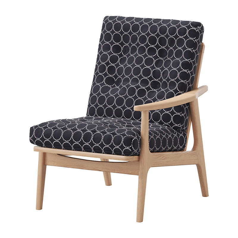 マルニ60 フレームチェア ハイバック1シーター・左肘（オーク／ハイバック／通常幅）