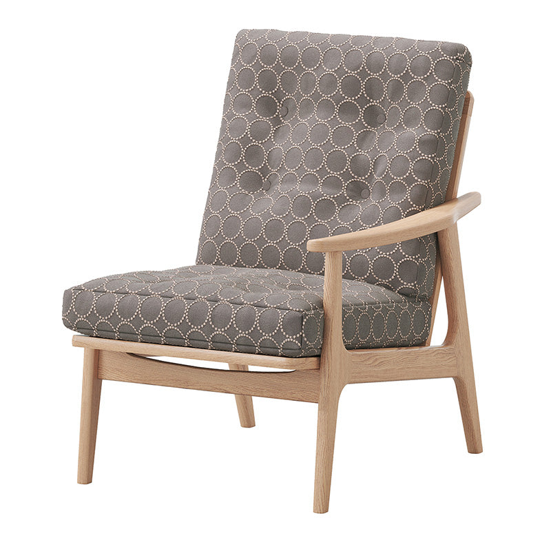 マルニ60 フレームチェア ハイバック1シーター・左肘（オーク／ハイバック／通常幅）