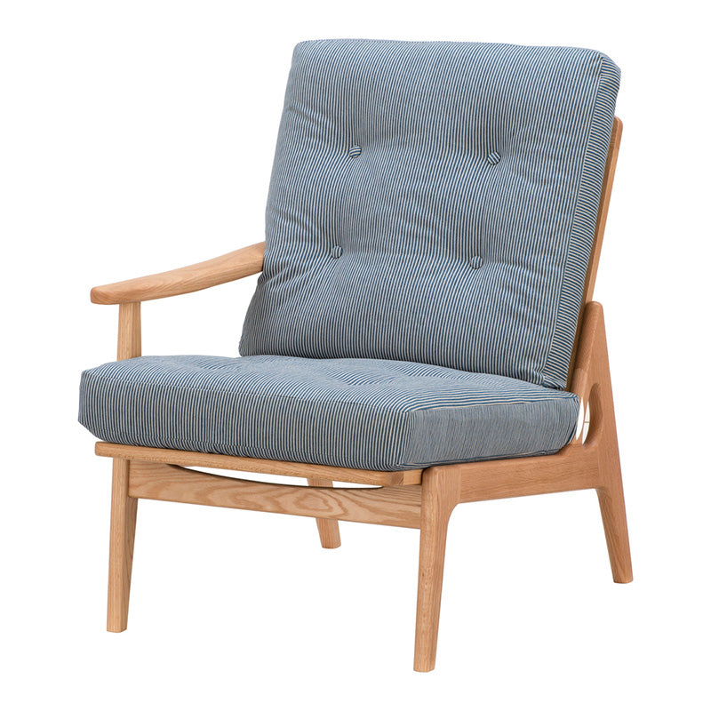 マルニ60 フレームチェア ハイバック1シーター・右肘（オーク／ハイバック／通常幅）