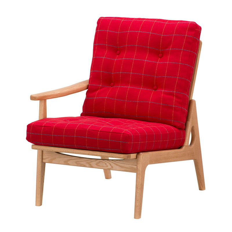 マルニ60 フレームチェア ハイバック1シーター・右肘（オーク／ハイバック／通常幅）