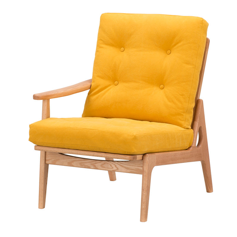 マルニ60 フレームチェア ハイバック1シーター・右肘（オーク／ハイバック／通常幅）