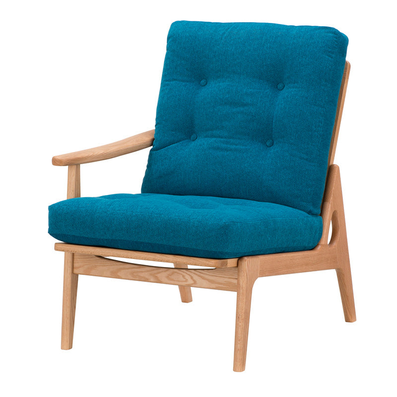 マルニ60 フレームチェア ハイバック1シーター・右肘（オーク／ハイバック／通常幅）