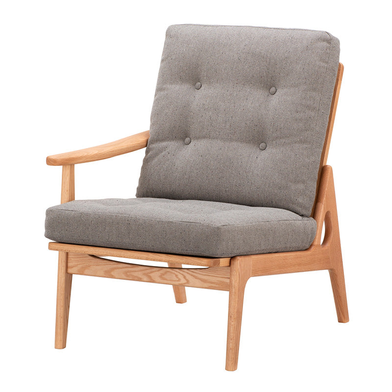 マルニ60 フレームチェア ハイバック1シーター・右肘（オーク／ハイバック／通常幅）